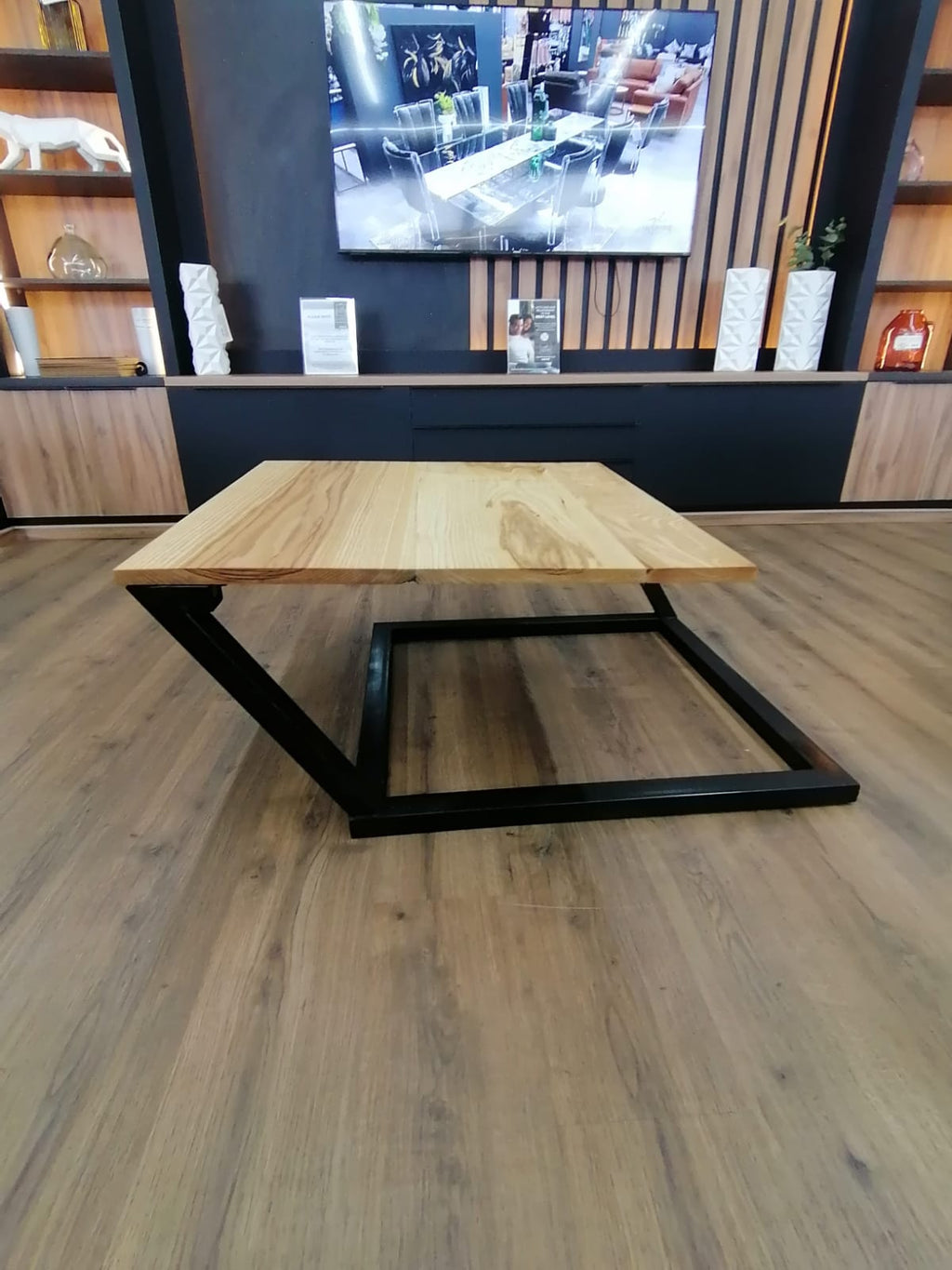 Slanted coffee table
