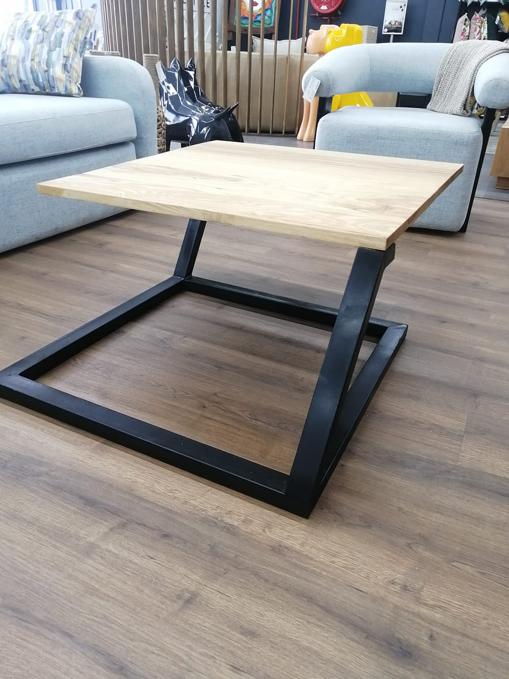 Slanted coffee table