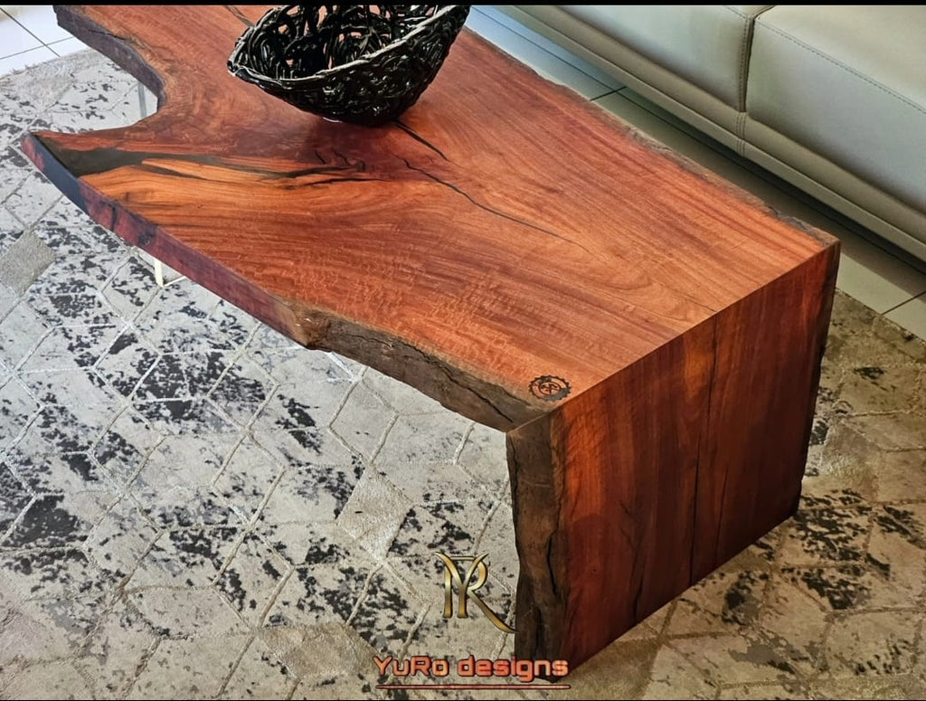 Live edge waterfall coffee