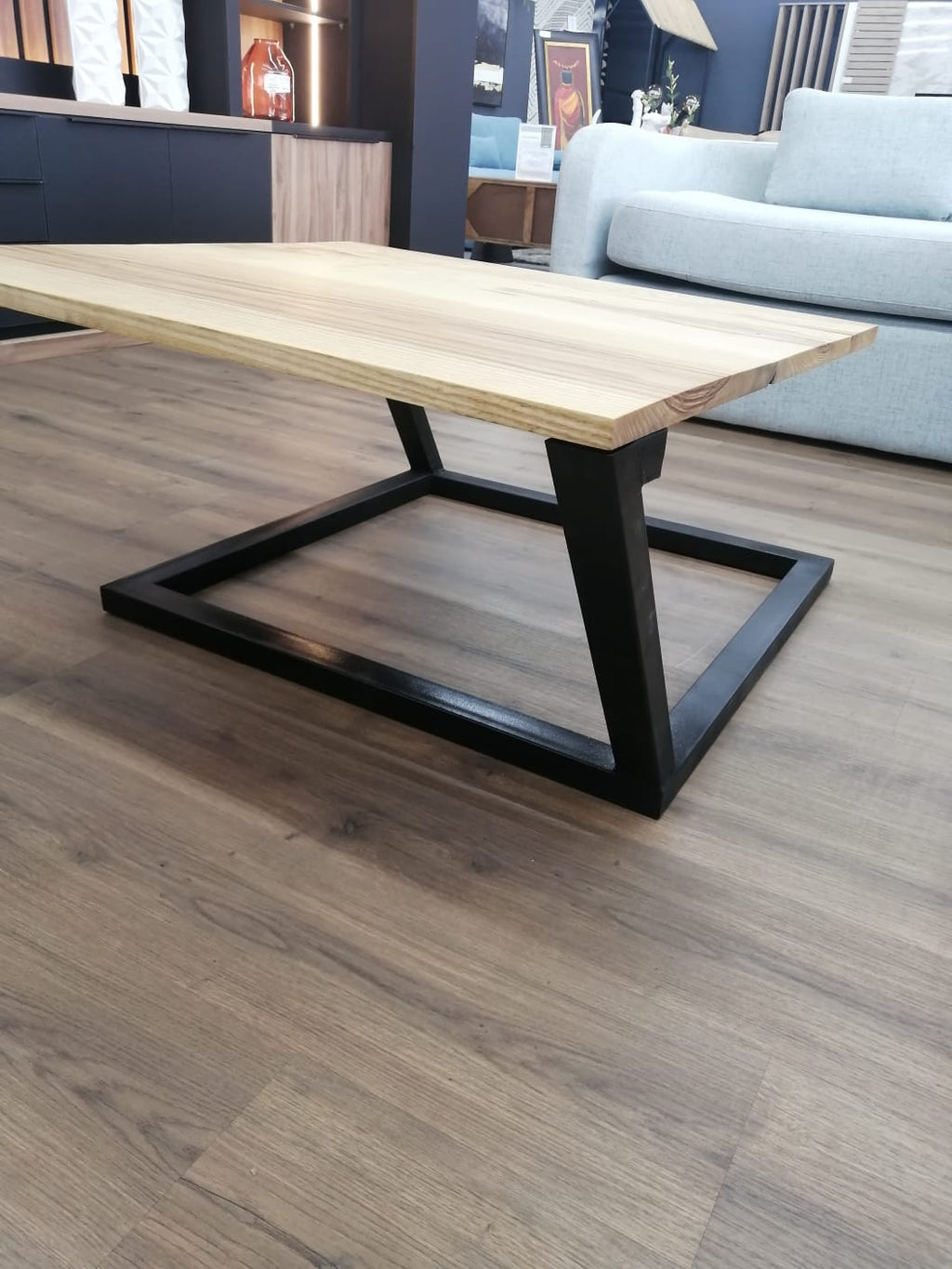 Slanted coffee table